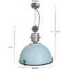 suspension bleu industrielle