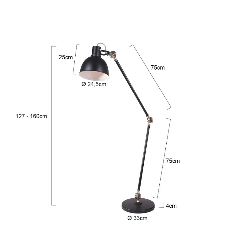 lampadaire noir