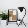 lampe industriel noir