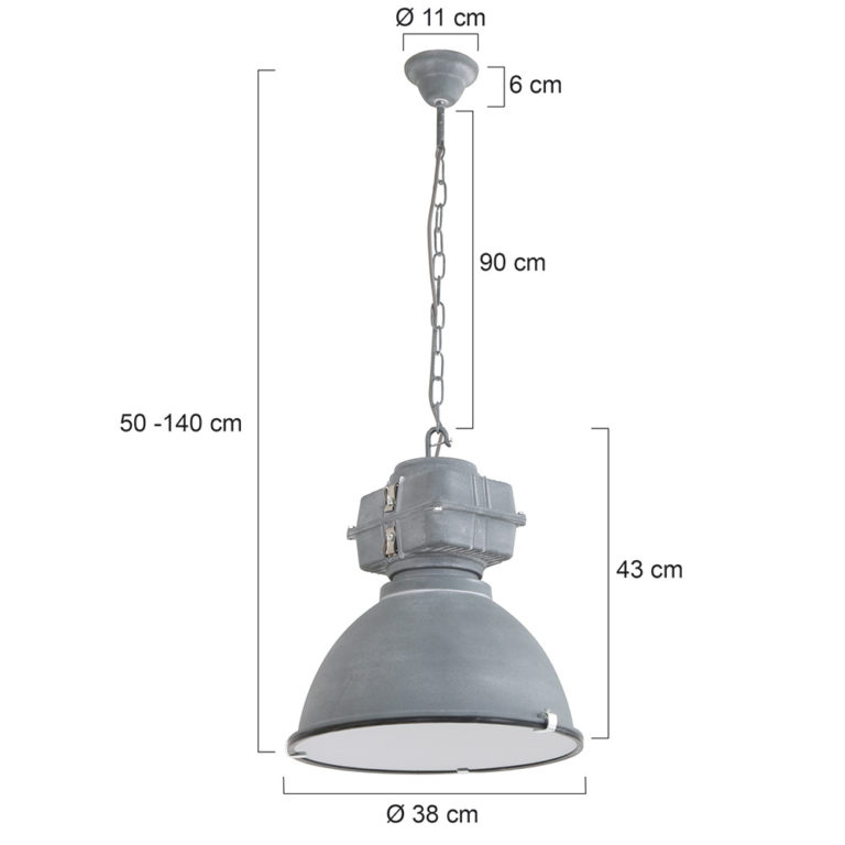 Suspensions industrielle Densi gris ø 38 cm – Image 8