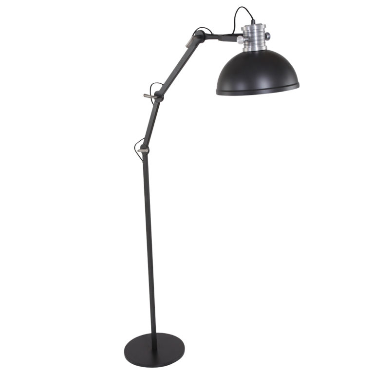 Lampadaire industrielle noir