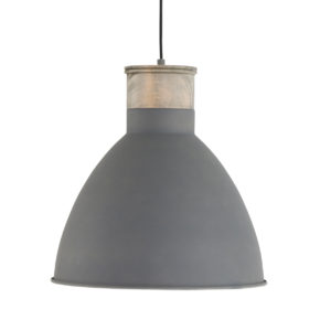 Suspension bois gris