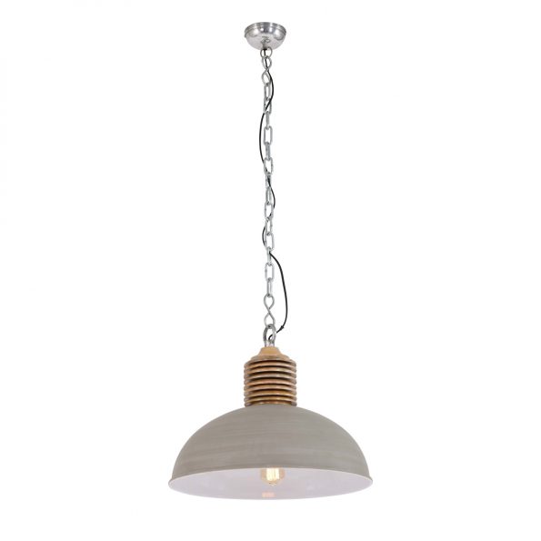 Lampe suspension industrielle gris Avery – Image 6