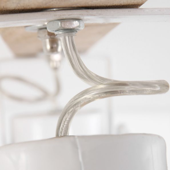 Plafonnier cuisine industriel blanc Elay – Image 8