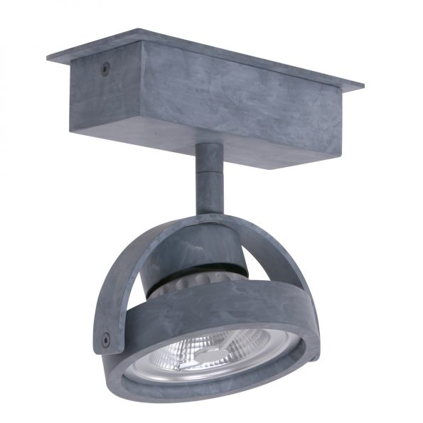 Plafonniers industriel gris Lenox – Image 2