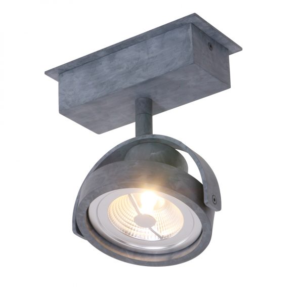 Plafonniers industriel gris Lenox – Image 7