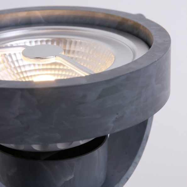 Plafonniers industriel gris Lenox – Image 10