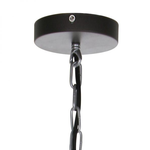 Suspension industrielle gris Pipe – Image 5