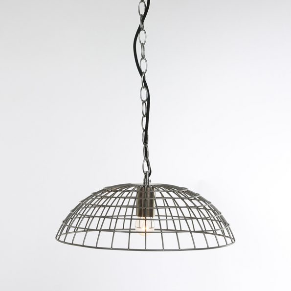 Lampe suspension industrielle acier Delano