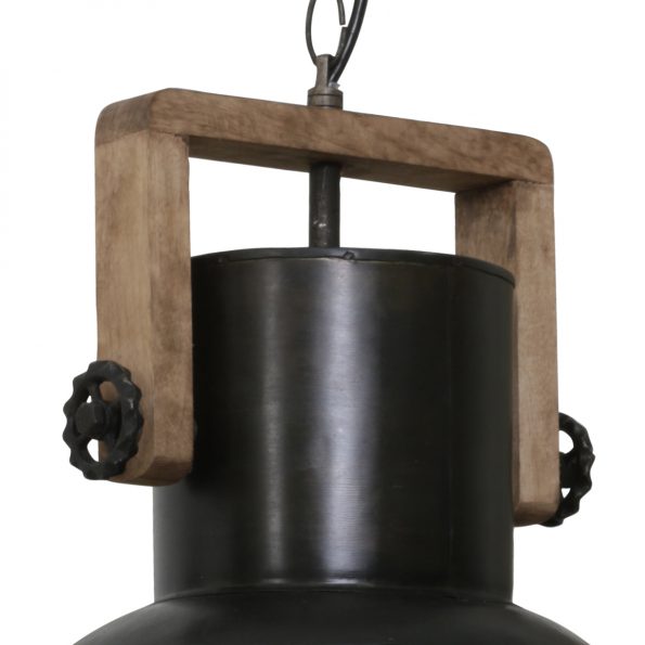 Suspension industrielle bois Shelly – Image 2