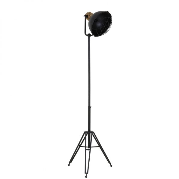 Lampe sur pied industrielle noir Yuri – Image 2