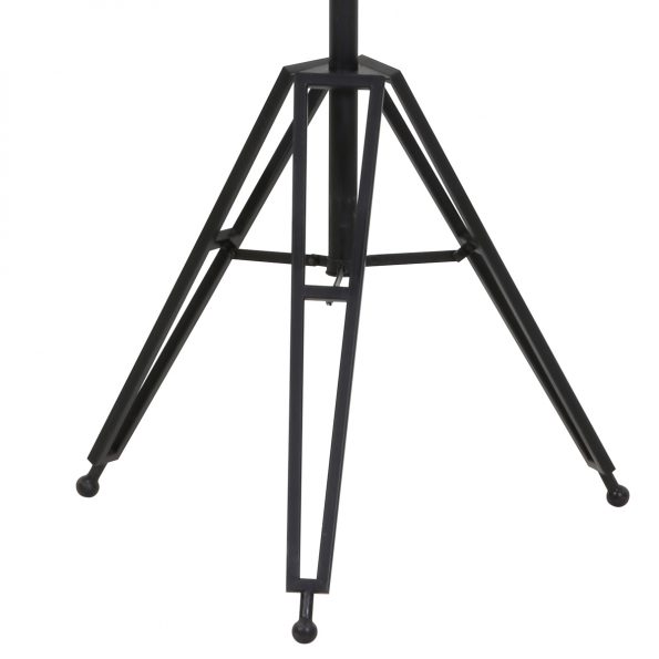 Lampe sur pied industrielle noir Yuri – Image 3