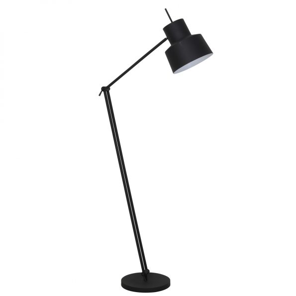 Lampadaire moderne noir Wesly – Image 2