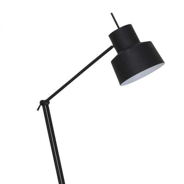 Lampadaire moderne noir Wesly