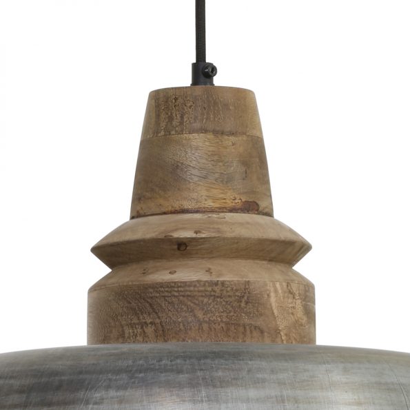 Lampe suspension industriellegris Margo – Image 4