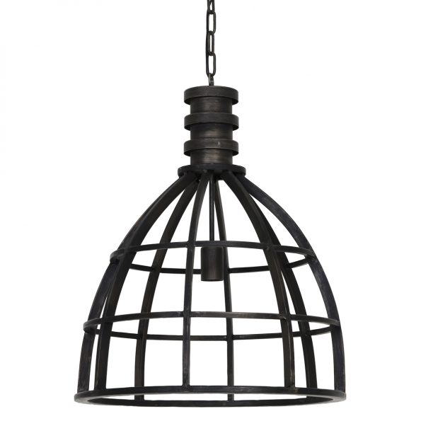 Lampe suspension industrielle noir Ivy