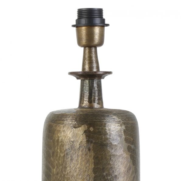 Pied de lampe rustique bronze Papey