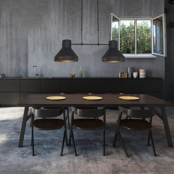 Suspensions industrielle Evy zwart – Image 3