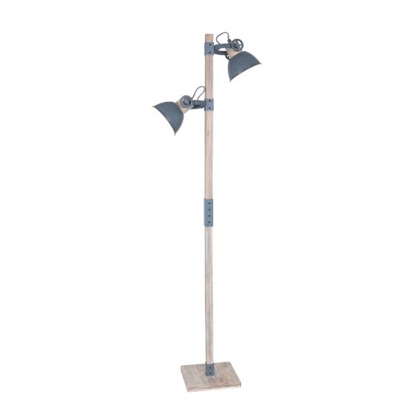 Lampadaires industrielle Gearwood grijs – Image 2