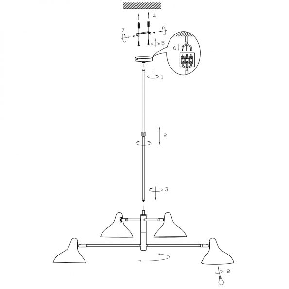 Suspensions industrielle Kasket noir ø 100 cm – Image 8
