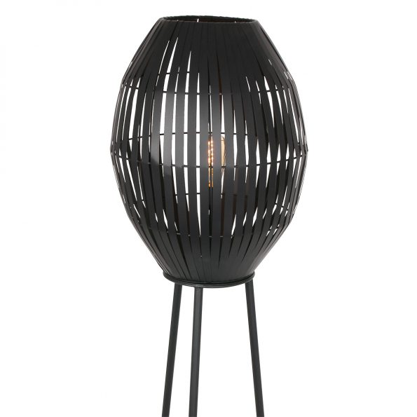 Lampadaire design noir Kyomi