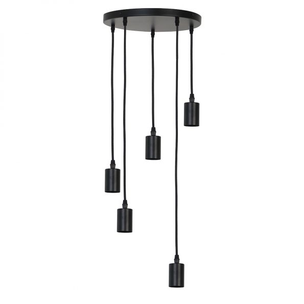 Suspension industrielle noir Brandon – Image 2