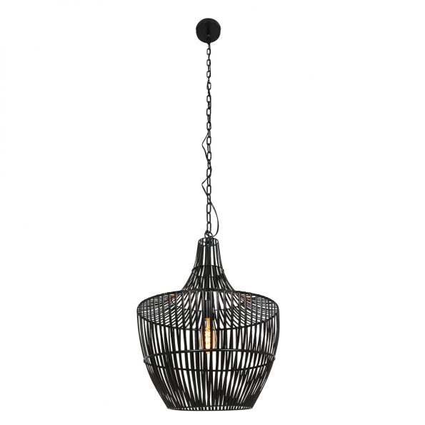 Suspension industrielle Stella noir – Image 2