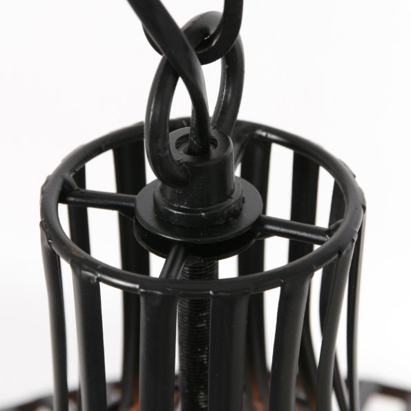 Suspension industrielle noir Stella – Image 3