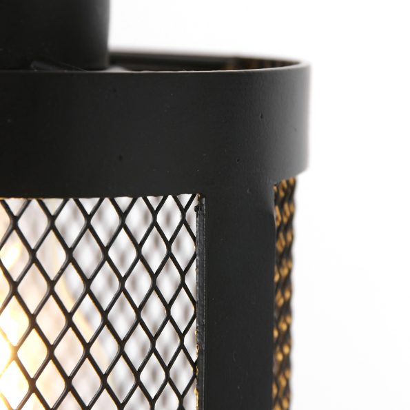 Lampe suspension industrielle noir Laetitia – Image 6