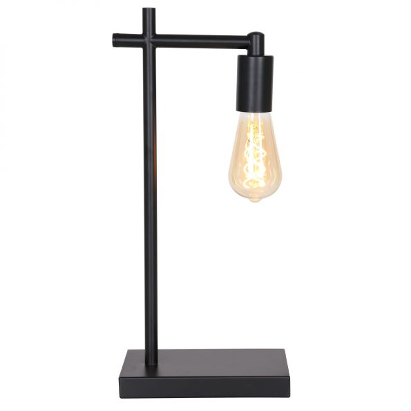 Lampe de table industrielle noir Corby