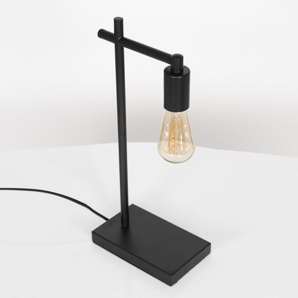 Lampe de table industrielle noir Corby – Image 9