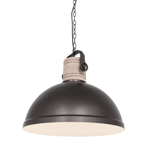 Lampe suspension industrielle anthracite Gearwood – Image 2