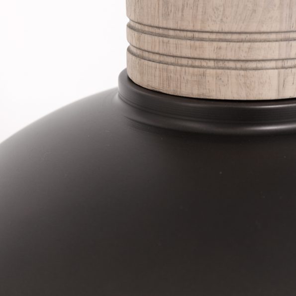 Lampe suspension industrielle anthracite Gearwood – Image 5