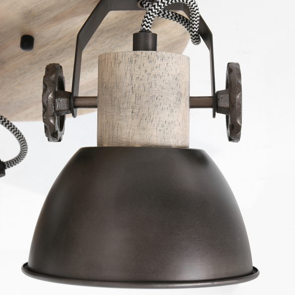 Spots industrielle Gearwood antraciet ø 38 cm – Image 8