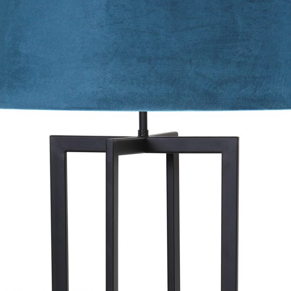 Lampadaire industrielle bleu Mace – Image 2