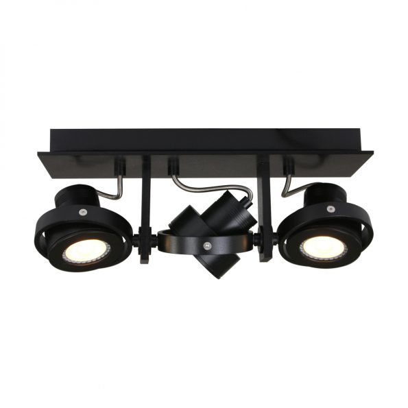 Plafonniers industrielle Quatro zwart
