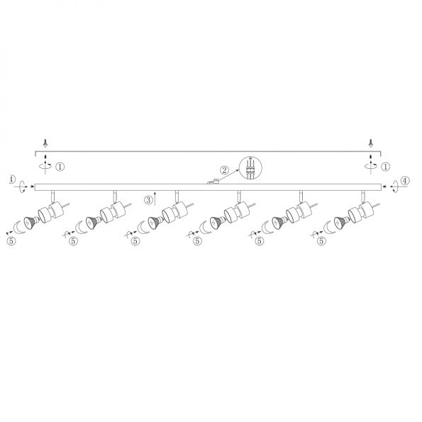 Plafonniers industrielle Natasja LED staal – Image 7