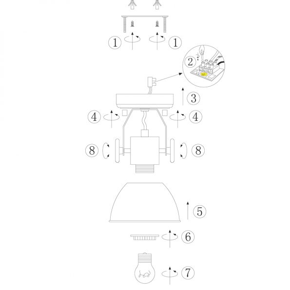 Spots industrielle Gearwood hout – Image 8