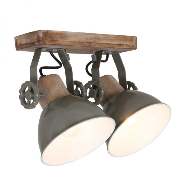 Spots industrielle Gearwood groen