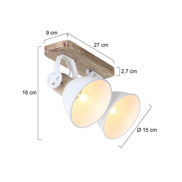 Spots industrielle Gearwood hout – Image 8