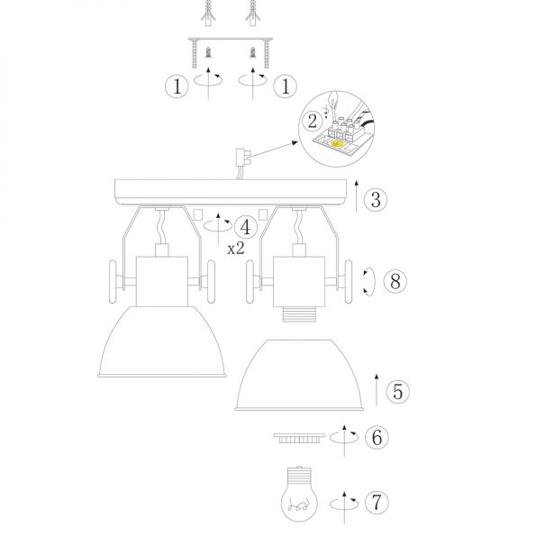 Spots industrielle Gearwood hout – Image 9