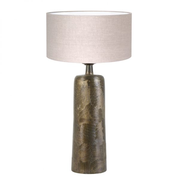 Pied de lampe industriel marron Papey