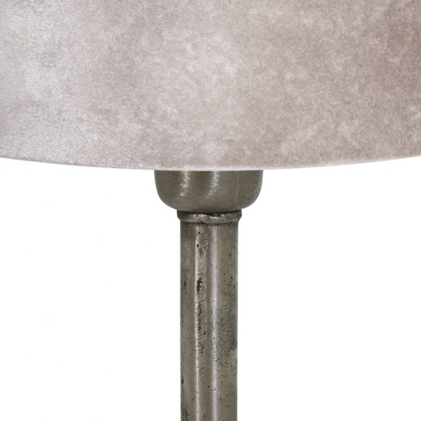 Pied de lampe classique gris Undai – Image 2
