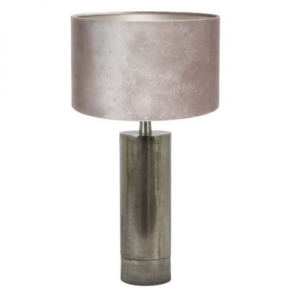 Lampe de table classique gris Savi