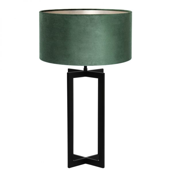 Pied de lampe classique vert Mace