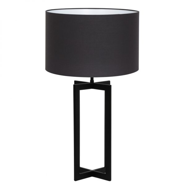 Lampe à poser classique noir Mace