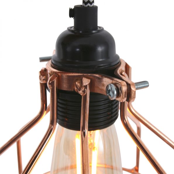 Suspension industrielle cuivre No. 15 – Image 5