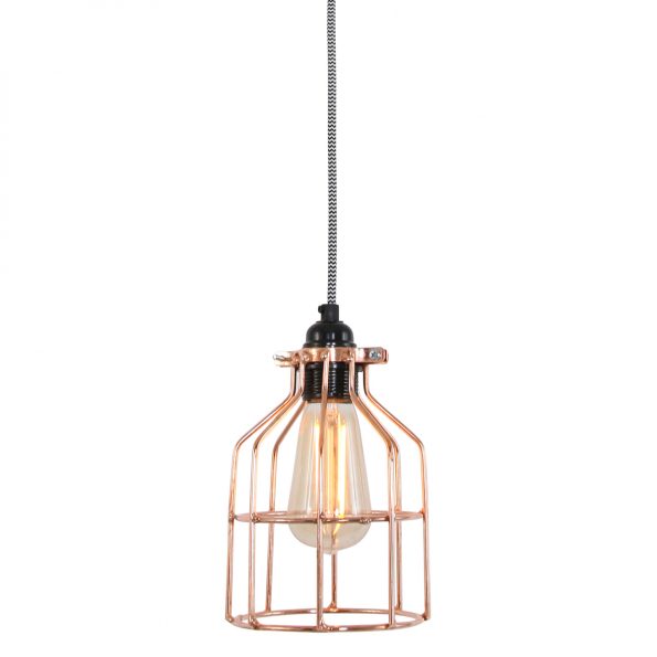 Suspension industrielle cuivre No. 15