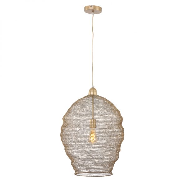 Lampe suspendue botanique bronze Nina – Image 2