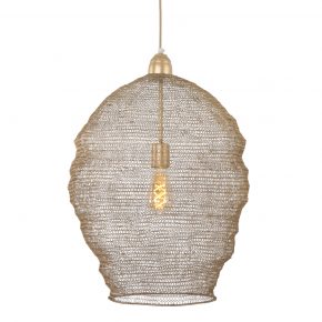 Lampe suspendue botanique bronze Nina-1378BR